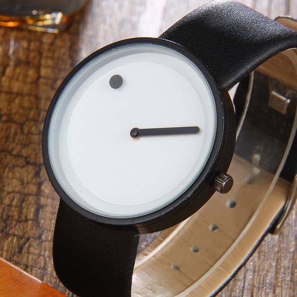 ⌚️NEW⌚️ Unisex Creative Leather Strap Quartz Watch - Picture 4 of 6